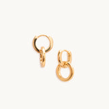 Gold Link Earrings
