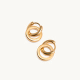 Gold Link Earrings